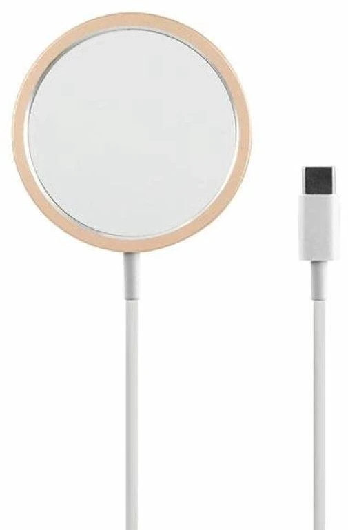 Guess Belaidis įkroviklis GUCBMSLRD 15W MagSafe aukso spalvos