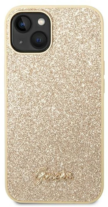 Guess dėklas iPhone 14 Plus, aukso spalvos