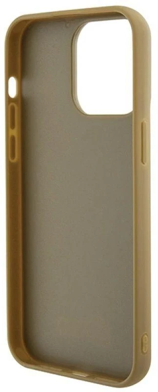 GUESS GUHCP15XPMSDGSD IPHONE 15 PRO MAX 6.7" AUKSINIS/AUKSINIS KIETAS DĖKLAS DISCO METAL SCRIPT