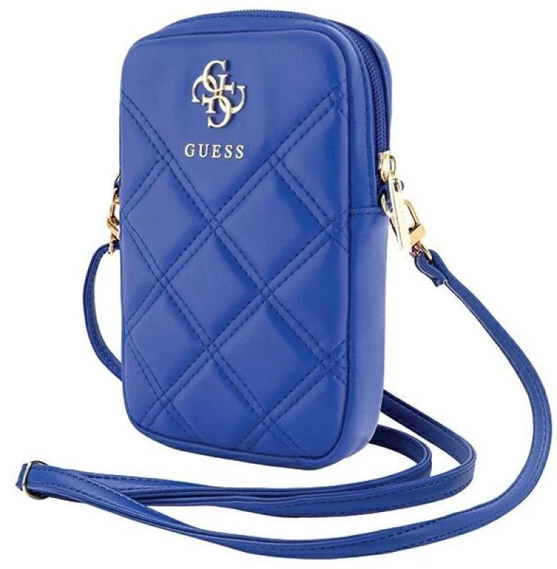 Guess krepšys GUWBZPSQSSGB mėlynas Zip Quilted 4G