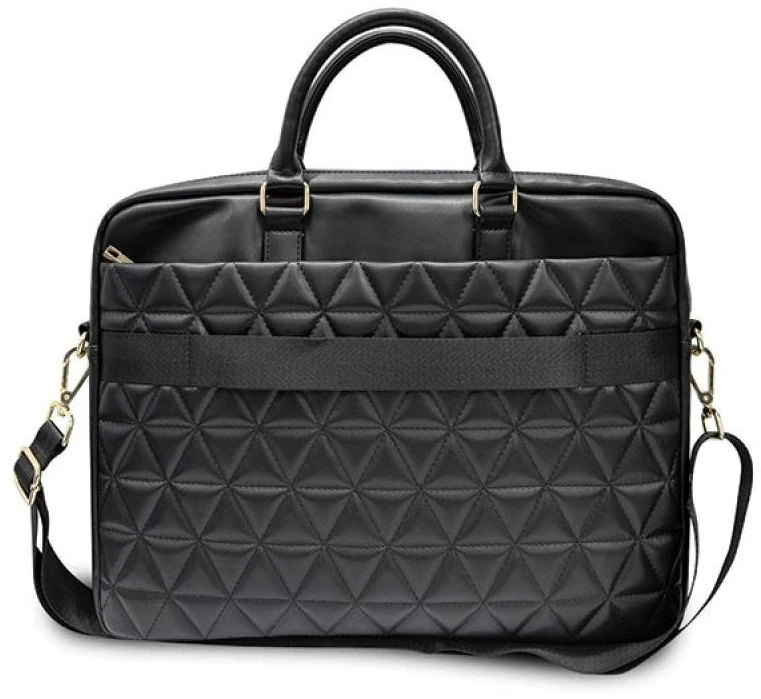 Guess Quilted krepšys kompiuteriui 15" juodos spalvos