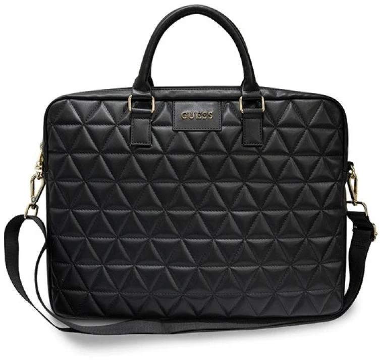 Guess Quilted krepšys kompiuteriui 15" juodos spalvos