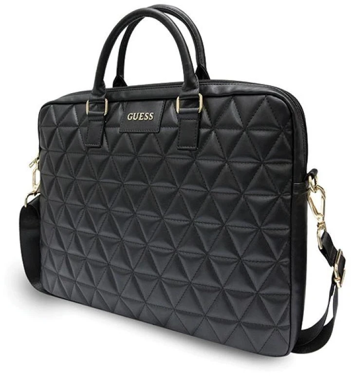 Guess Quilted krepšys kompiuteriui 15" juodos spalvos