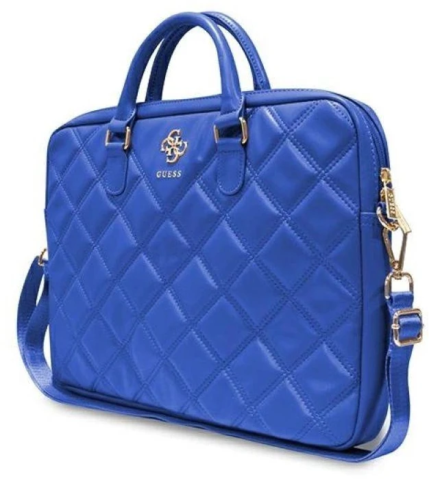 Guess krepšys kompiuteriui GUCB15ZPSQSSGB 16″ mėlynos spalvos Quilted 4G