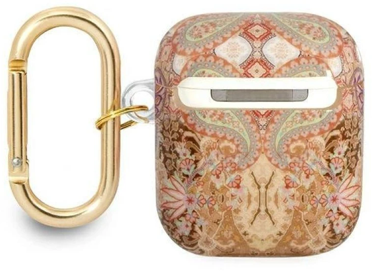 Guess GUA2HHFLD AirPods dėklas auksinis/auksinis Paisley Strap Collection