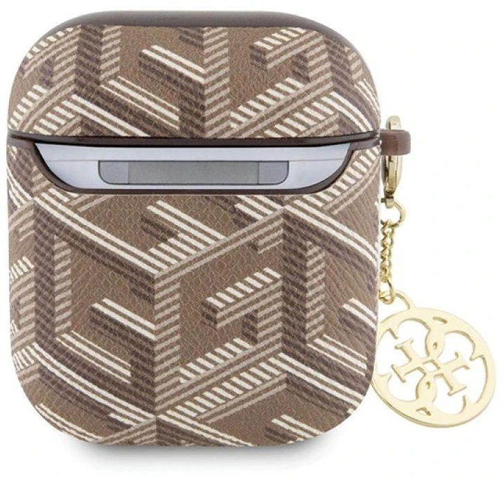 Guess GUA2PGCE4CW dėklas, skirtas AirPods 1/2 - ruda GCube Charm