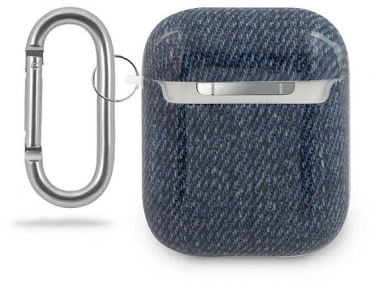 Guess GUACA2TPUJULDB AirPods dėklas, tamsiai mėlynas, Džinsų kolekcija