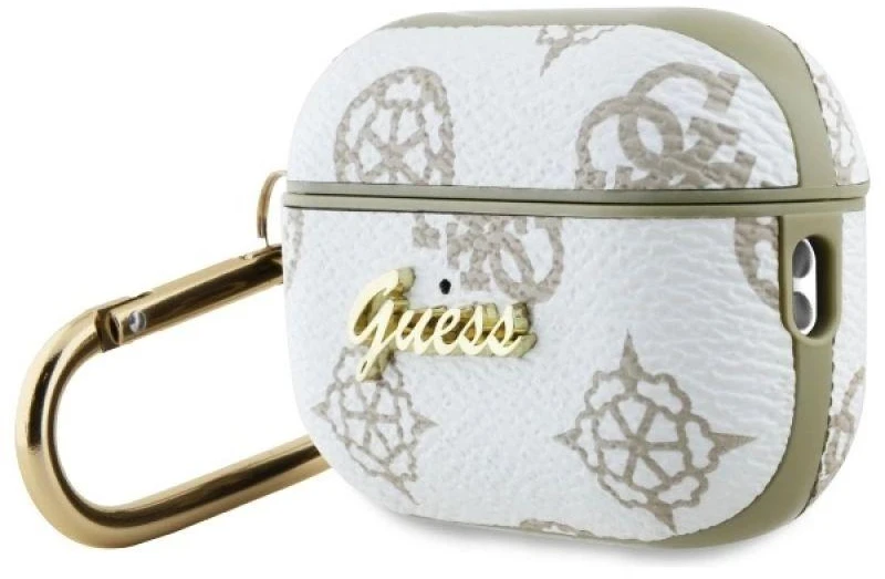 Guess GUAP2PG4GPH AirPods Pro 2 (2022/2023) dėklas baltos spalvos 4G Hook