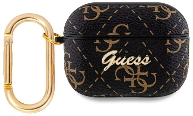 Guess GUAP2PG4GPK AirPods Pro 2 (2022/2023) dėklas juodos spalvos 4G Hook