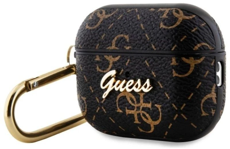 Guess GUAP2PG4GPK AirPods Pro 2 (2022/2023) dėklas juodos spalvos 4G Hook