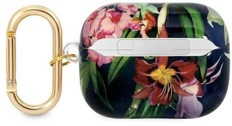 Guess GUAPHHFLB AirPods Pro dėklas mėlyna/mėlynas Gėlių dirželio kolekcija