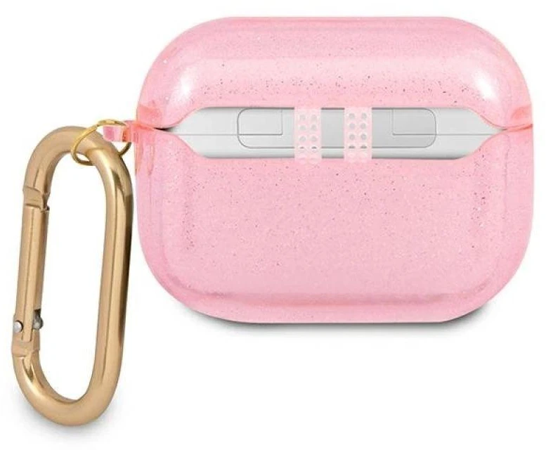 Guess GUAPUCG4GP dėklas AirPods Pro rožinis/rožinis Glitter Collection