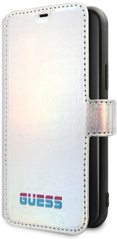 „Guess“ GUFLBKN65BLD „Apple iPhone 11 Pro Max“ sidabrinis dėklas „Iridescent“