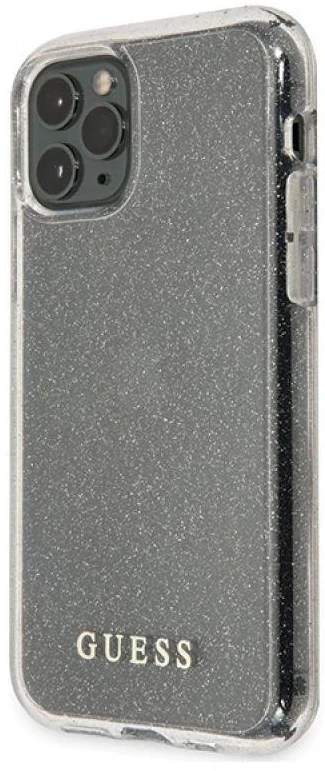 Dėklas GUESS HARD CASE GLITTER GUHCN58PCGLSI IPHONE 11 PRO Sidabrinis