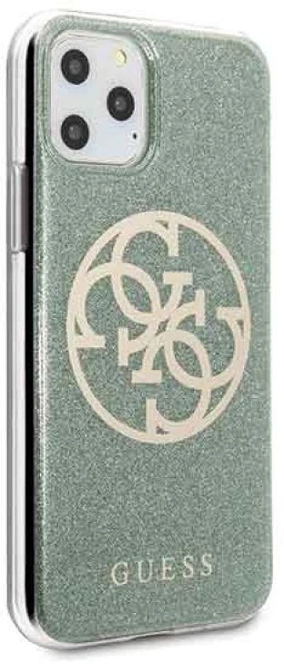 Dėklas GUESS HARD CASE CIRCLE GLITTER GUHCN58PCUGLKA IPHONE 11 PRO KHAKI
