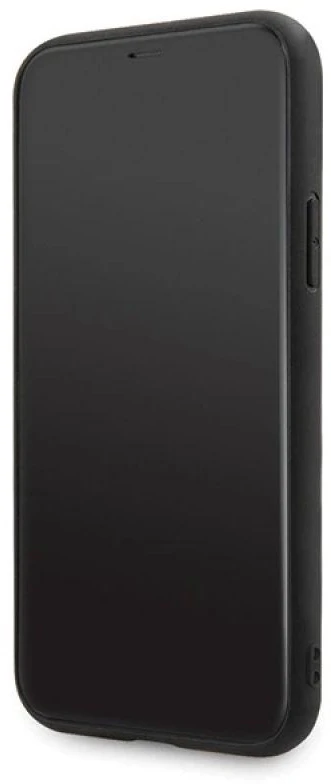 Guess dėklas iPhone 11 Pro Max GUHCN65BLD sidabrinis kietas dėklas Vaivorykštis