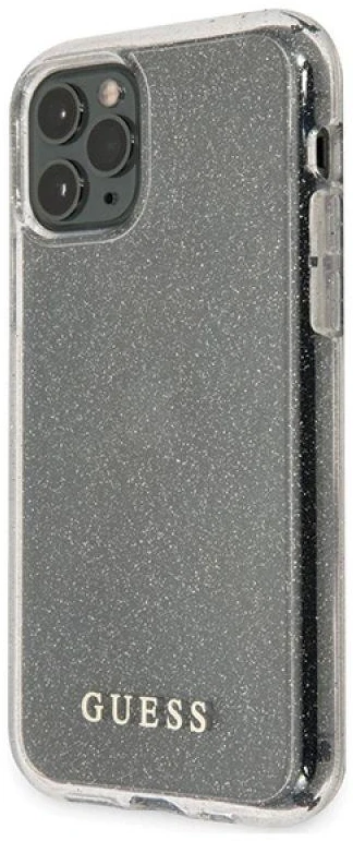 Dėklas GUESS GUHCN65PCGLSE IPHONE 11 PRO MAX Sidabrinis/Sidabrinis HARD CASE GLITTER