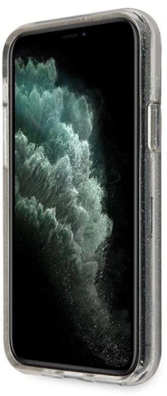 Dėklas GUESS GUHCN65PCGLSE IPHONE 11 PRO MAX Sidabrinis/Sidabrinis HARD CASE GLITTER