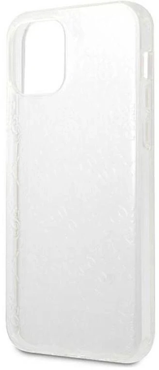 Guess GUHCP12L3D4GTR Apple iPhone 12 Pro Max 6,7″ skaidrus kietas dėklas 4G 3D Pattern Collection
