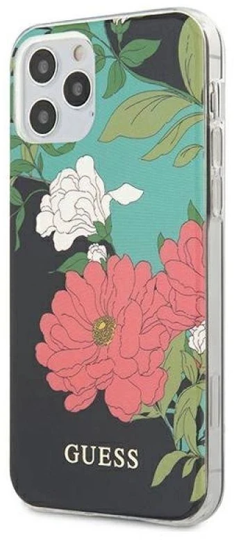Dėklas Guess GUHCP12LIMLFL01 Apple iPhone 12 Pro Max 6,7″ juodos spalvos N°1 Flower Collection