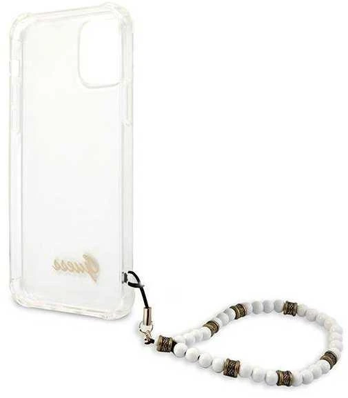 Dėklas GUESS HARD CASE GUHCP12LKPSWH IPHONE 12 PRO MAX Baltas PEARL