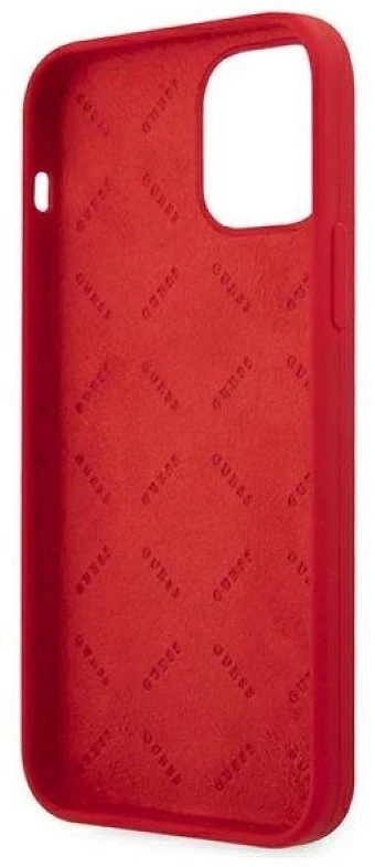 Guess GUHCP12LLSPEWRE Apple iPhone 12 Pro Max 6,7″ red kietas dėklas Peony Collection