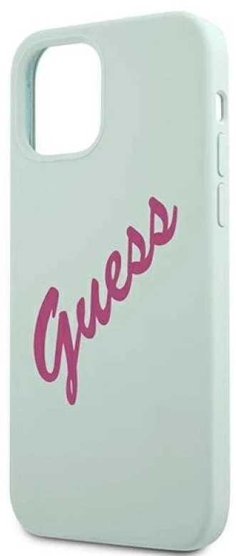 Dėklas GUESS KIETAS DĖLIS GUHCP12LLSVSBF SILICONE VINTAGE IPHONE 12 PRO MAX FUCHSIA / MINT