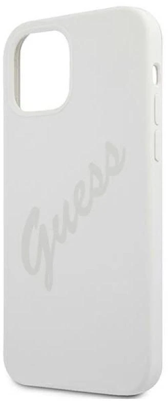 Guess GUHCP12LLSVSCR Apple iPhone 12 Pro Max 6,7″ cream kietas dėklas Script Vintage