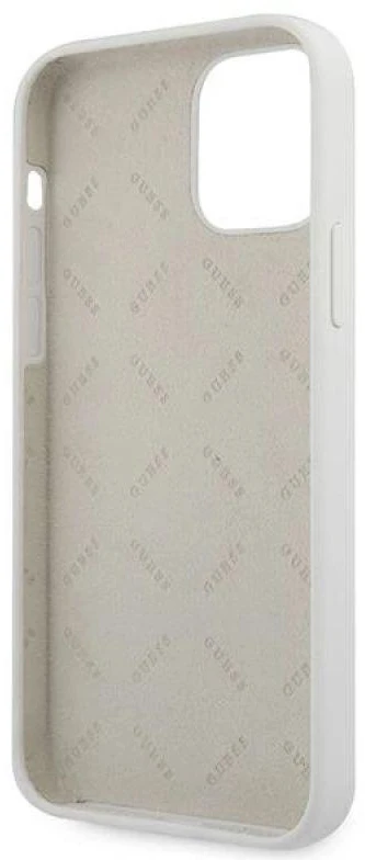 Guess GUHCP12LLSVSCR Apple iPhone 12 Pro Max 6,7″ cream kietas dėklas Script Vintage