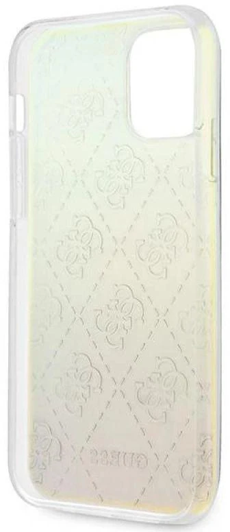 Guess GUHCP12M3D4GIRBL Apple iPhone 12/12 Pro 6,1″ iridescent kietas dėklas 4G 3D Pattern Collection