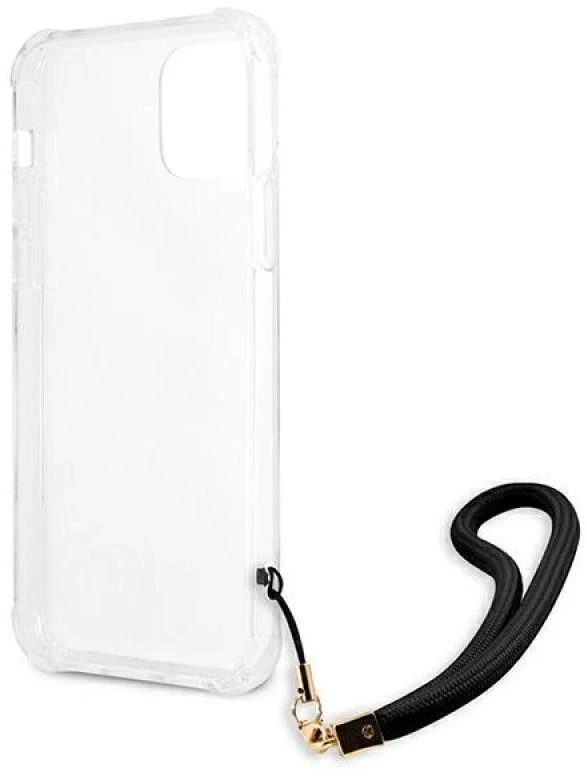 Apple iPhone 12 / 12 Pro Guess dėklas Camo Collection (GUHCP12MKSARBK) juodos spalvos