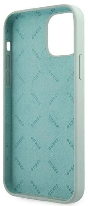 Dėklas GUESS HARDCASE GUHCP12MLSVSBF SILICONE VINTAGE IPHONE 12/12 PRO FUCHSIA/MINT