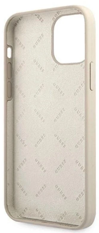 Dėklas GUESS GUHCP12MLSVSGP IPHONE 12/12 PRO 6.1 "GRAY Rožinis/GRAY Rožinis HARDCASE SILICONE VINTAGE