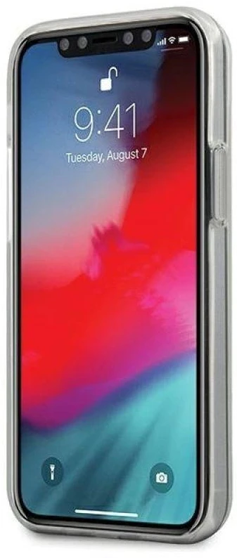 Dėklas GUESS GUHCP12S3D4GGBP IPHONE 12 MINI 5.4 "Mėlynas-Rožinis/Mėlynas & Rožinis HARDCASE 4G 3D PATTERN COLLECTION