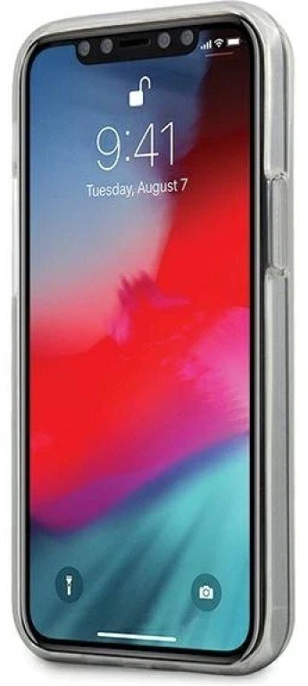 Dėklas Apple iPhone 12 Mini Guess N°3 Flower Collection (GUHCP12SIMLFL03) mėlynos spalvos