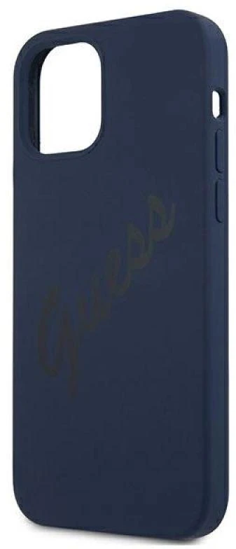 Dėklas GUESS GUHCP12SVSBL IPHONE 12 MINI 5.4 "Mėlynas/Mėlynas HARDCASE SCRIPT VINTAGE