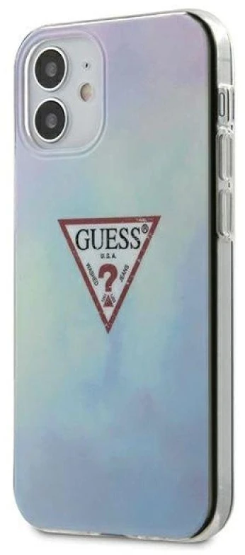 Guess GUHCP12SPCUMCGC02 iPhone 12 mini 5,4″ mėlynas kietas dėklas Tie & Die Collection