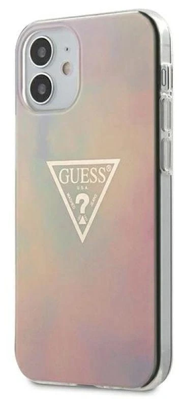 Guess GUHCP12SPCUMCGG01 Apple iPhone 12 mini 5,4″ rožinės spalvos kietas dėklas Tie & Die Collection