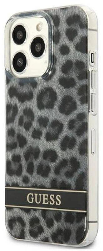 Dėklas GUESS GUHCP13LHSLEOK IPHONE 13 PRO / 13 6.1 "GRAY / GRAY HARDCASE LEOPARD