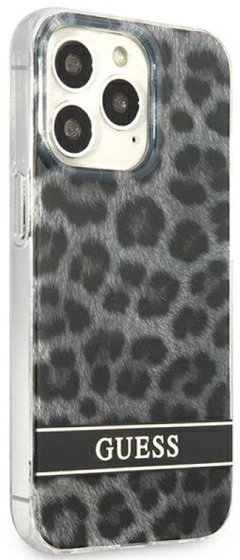 Dėklas GUESS GUHCP13LHSLEOK IPHONE 13 PRO / 13 6.1 "GRAY / GRAY HARDCASE LEOPARD