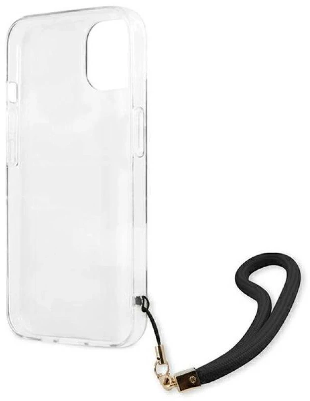 Dėklas Guess GUHCP13MKCABBK Apple iPhone 13 / 14 / 15 6,1″ juodos spalvos hardcase Camo Strap Collection