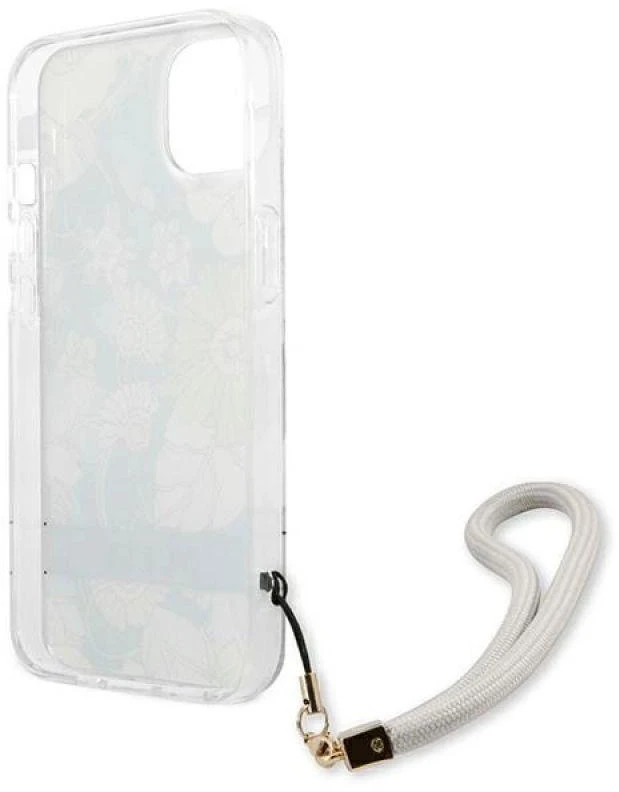 Dėklas Guess GUHCP13SHFLSN Apple iPhone 13 mini 5,4″ žalios spalvos hardcase Flower Strap