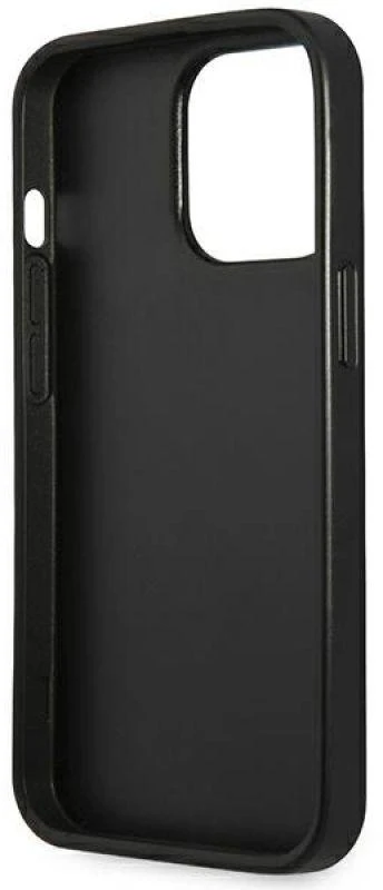 Dėklas Guess GUHCP14LPSATLG iPhone 14 Pro 6,1" sidabrinė/sidabrinis hardcase SaffianoTriangle Logo