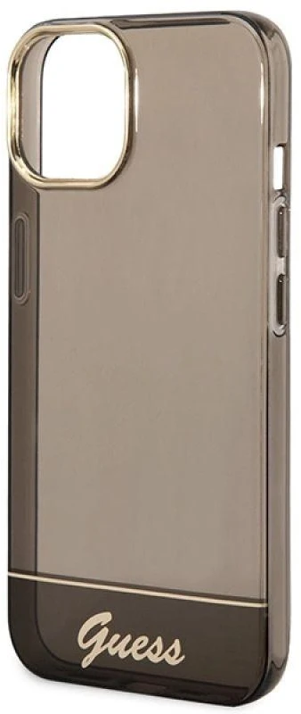 Dėklas GUESS GUHCP14MHGCOK IPHONE 14 PLUS / 15 PLUS 6.7 "Juodas / Juodas HARDCASE TRANSLUCENT
