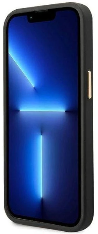 Dėklas Karl Lagerfeld GUESS GUHCP14MHGCRHK IPHONE 14 PLUS / 15 PLUS 6.7 "Juodas / Juodas HARDCASE CROCO COLLECTION
