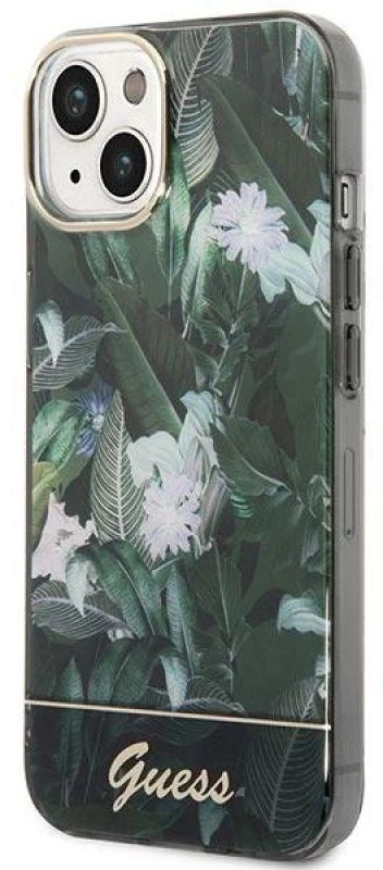 Dėklas GUESS GUHCP14MHGJGHA IPHONE 14 PLUS / 15 PLUS 6.7 "Žalias / Žalias HARDCASE JUNGLE COLLECTION