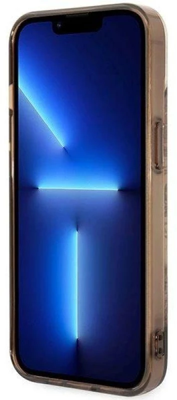 Dėklas GUESS GUHCP14MHGPLHC IPHONE 14 PLUS / 15 PLUS 6.7 "OCHRE HARDCASE PORCELAIN COLLECTION