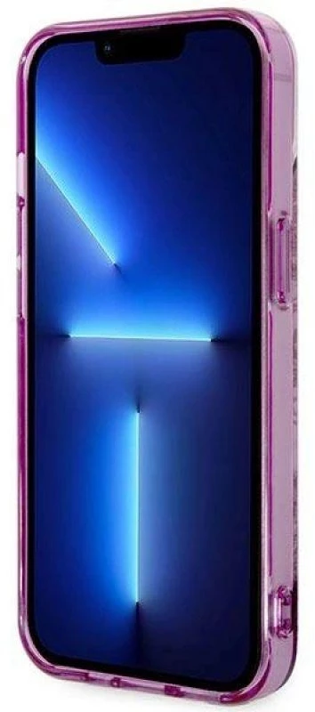 Dėklas GUESS GUHCP14MHGPLHF IPHONE 14 PLUS / 15 PLUS 6.7 "FUKSJA / FUSCHIA HARDCASE PORCELAIN COLLECTION