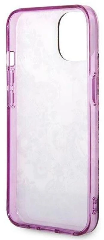 Dėklas GUESS GUHCP14MHGPLHF IPHONE 14 PLUS / 15 PLUS 6.7 "FUKSJA / FUSCHIA HARDCASE PORCELAIN COLLECTION