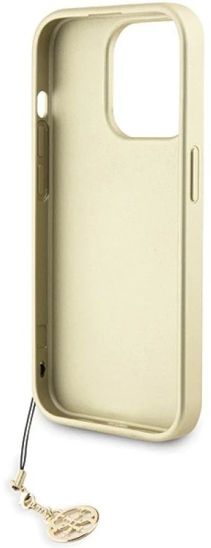 Dėklas Guess GUHCP15LGF4GGR iPhone 15 Pro 6.1" pilka/pilkas hardcase 4G Charms Collection